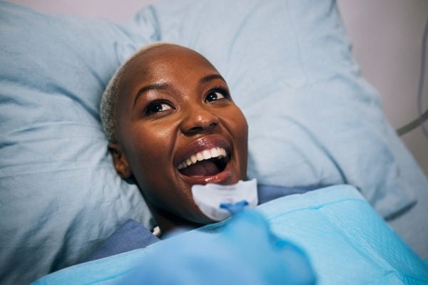 Happy Dental Implants Patient