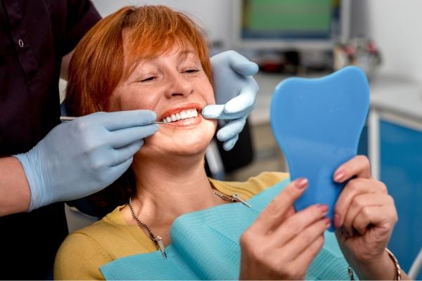 Image of a smiling patient