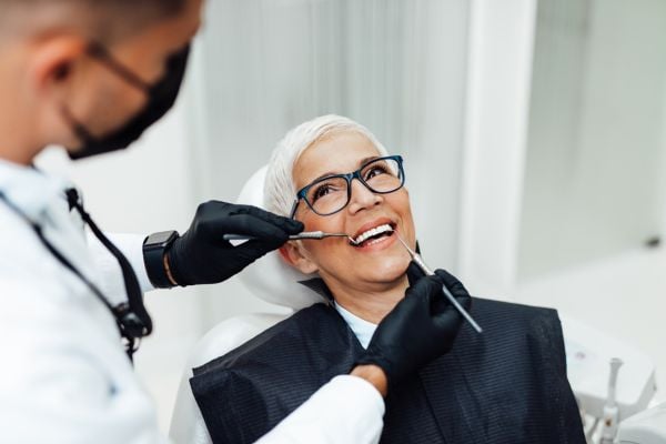 Smiling Dental Implants Patient