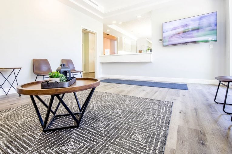 Visalia CA Office Waiting Area & Front Desk