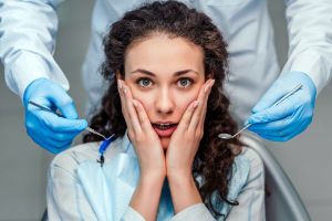 Image of a woman with Dental Fear