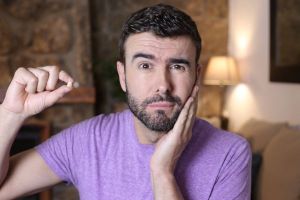 Man Missing a Tooth